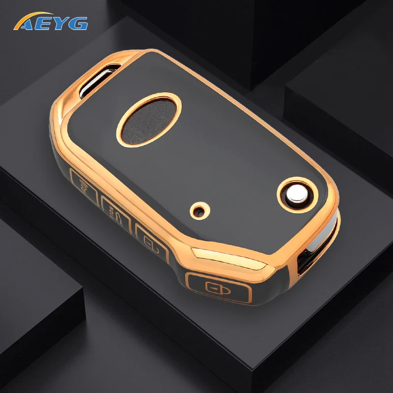 

3 Button TPU Car Flip Key Case Cover Shell For Kia Sportage Ceed Xceed Sports K5 Seltos 2019 2020 2022 2023 Accessories