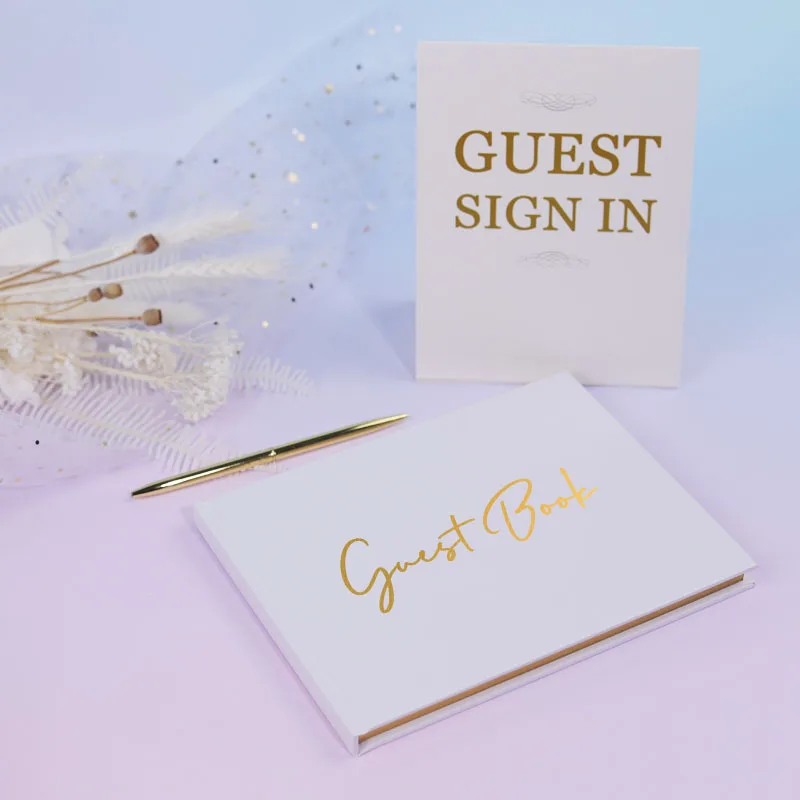 Wedding message book, guest registration book, wedding notebook, DIY ledger