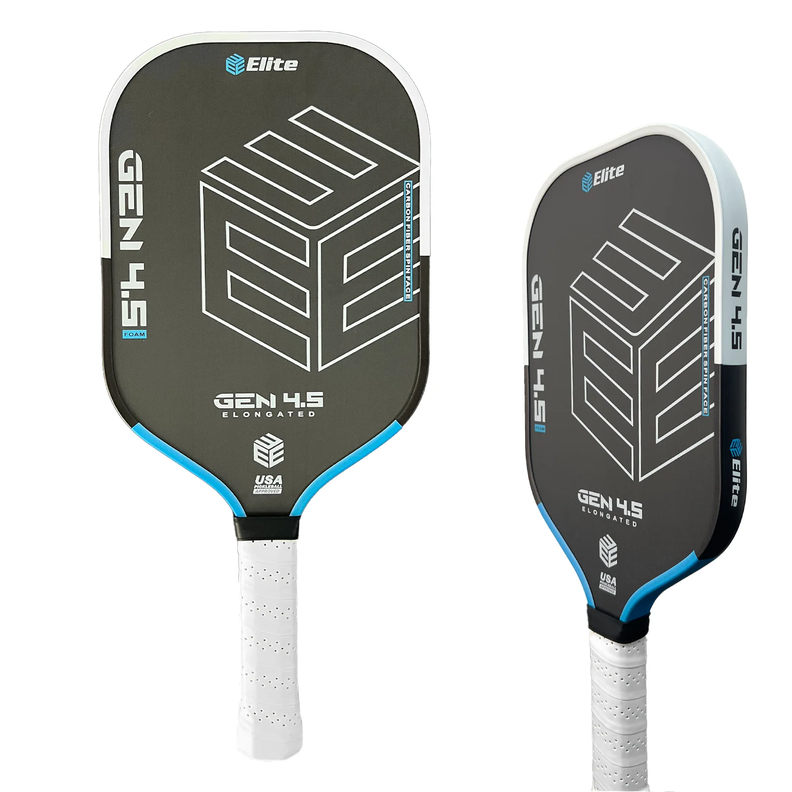 

Elite Pickleball Paddle - конструкция из углеродного волокна, противоскользящая ручка холодного прессования, полипропилен, сотовый сердечник, высокопрочное трение, прочный Ed