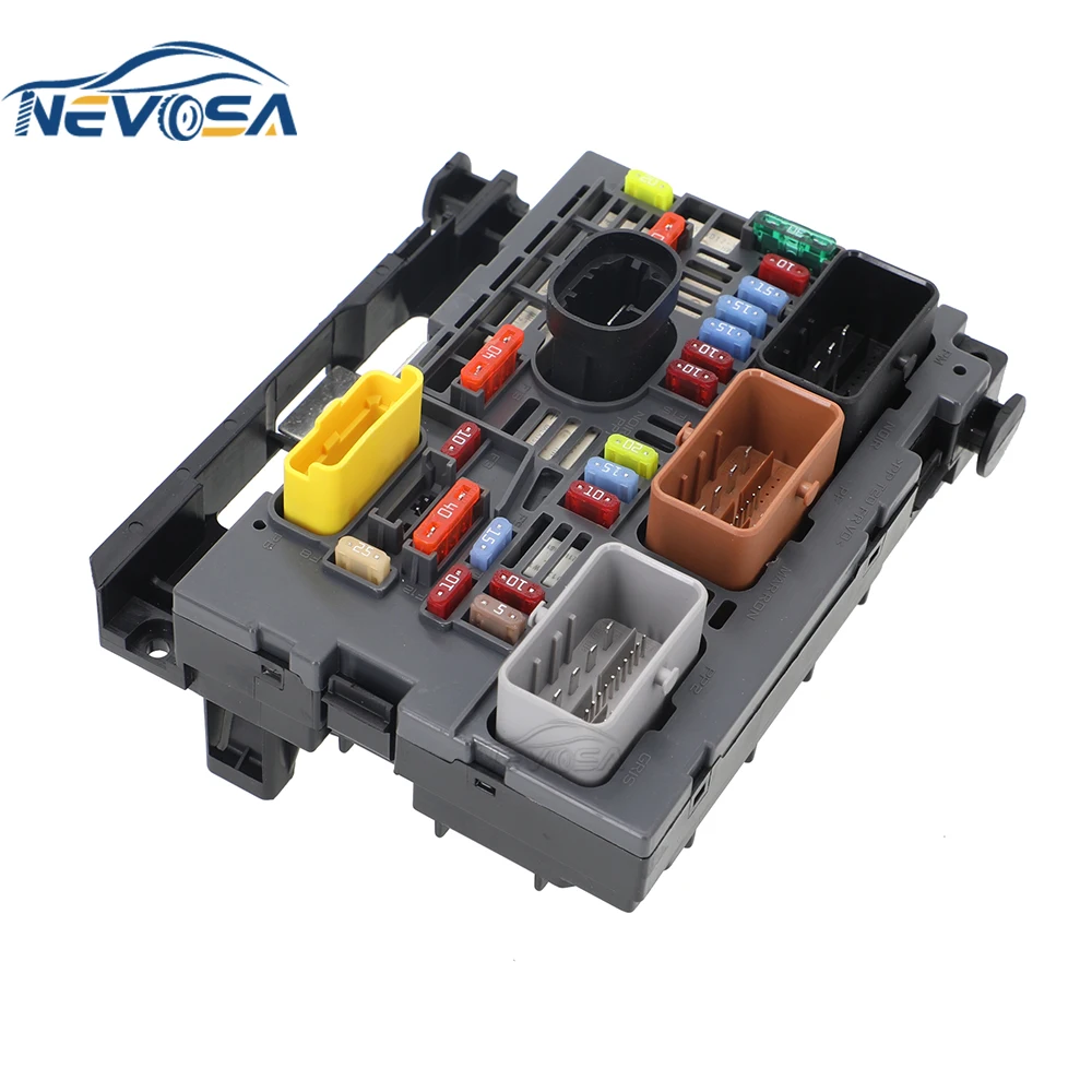 NEVOSA 9664706380 BSM-R06 For Citroen C4 1.6B 2008 For Peugeot 308 2007-2009 1.4 1.6 2.0 16V VTI HDI Fuse Box Control Unit BSI