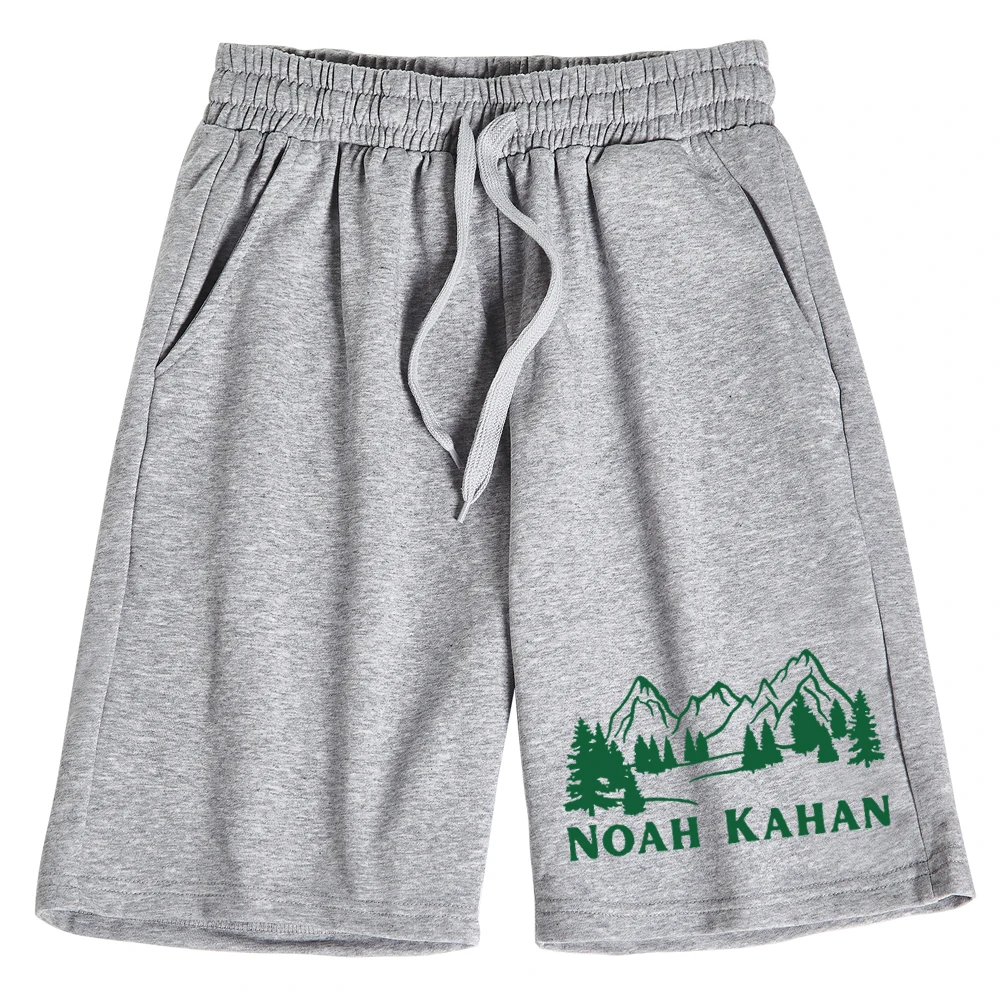 Noah Kahan Stick Season 2024 Cotton Trousers Unisex Casual Beach Summer Printing Short Pants Regular