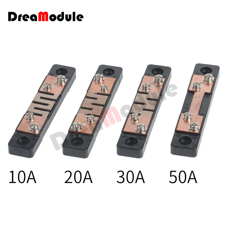 Voltímetro Digital Amperímetro Shunt Shunt Externo para jf 10a 20a 30a 50a 75ma dc