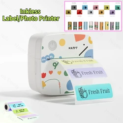 Gifts Pocket Portable Thermal Printer Wireless Inkless Label Photo 57mm Printing Graffiti Style Etiquetadora Impresora Termica