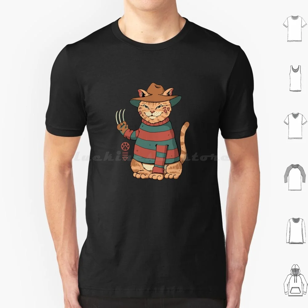 

Catana On Elm Street Футболка Хлопок Мужчины Женщины DIY Принт Catana Horror Милый Хэллоуин Японский Япония Аниме Ретро Кошки Кошка Feline