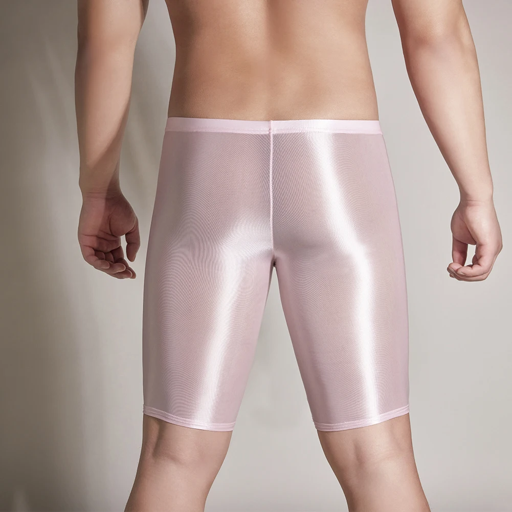 Boxer Long et Brcorporelle pour Homme, Sous-Vêtement Transparent, Pantalon de Yoga