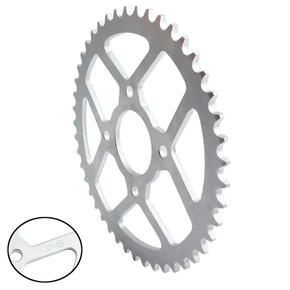 

Motorcycle 520-45T rear chain sprocket 58mm for 110cc 125cc 150cc 200cc 200cc 250cc 250cc 250cc motocross ATV QUAD QUAD PIT DIRT