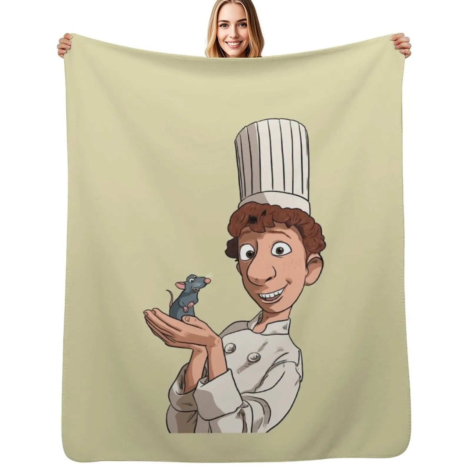

Ratatouille - Remy and Linguini Throw Blanket Decorative Sofa Plaid Bed covers christmas gifts Blankets