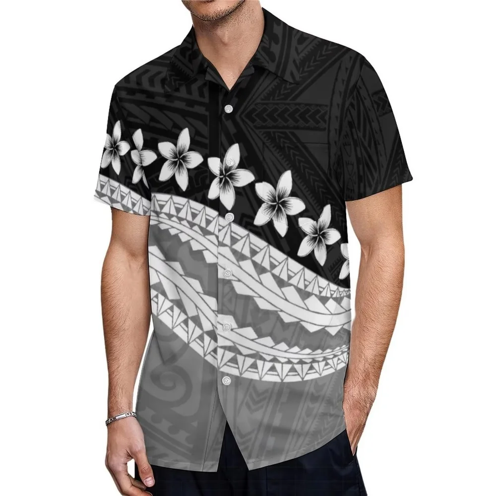 Camicia a maniche corte da uomo 2025 Colletto stampato alla moda Cardigan monopetto Comodo abbigliamento casual da uomo