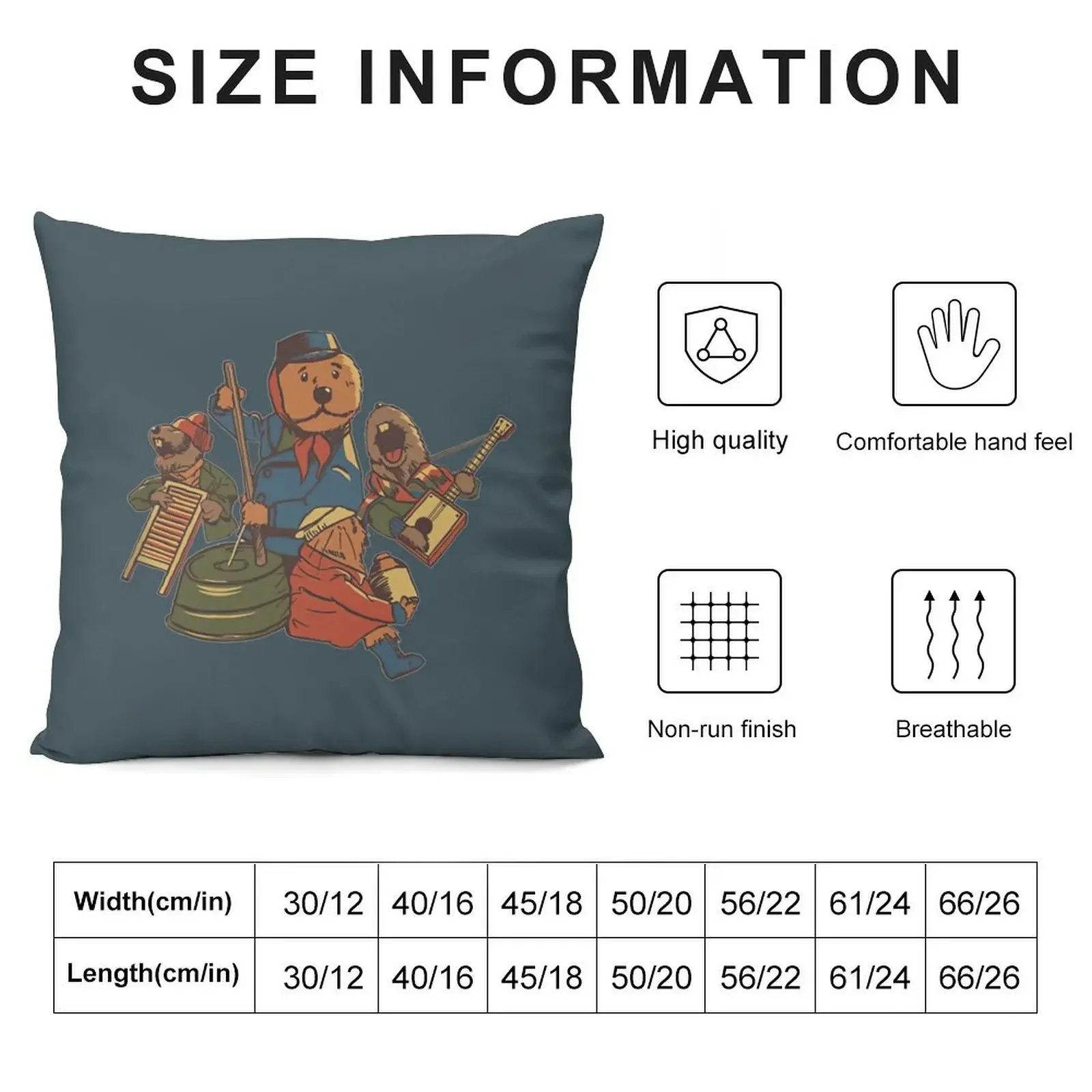 Emmet Otter Jug Band Throw Pillow Pillowcases For Pillows Sofa Covers pillow cover luxury pillow