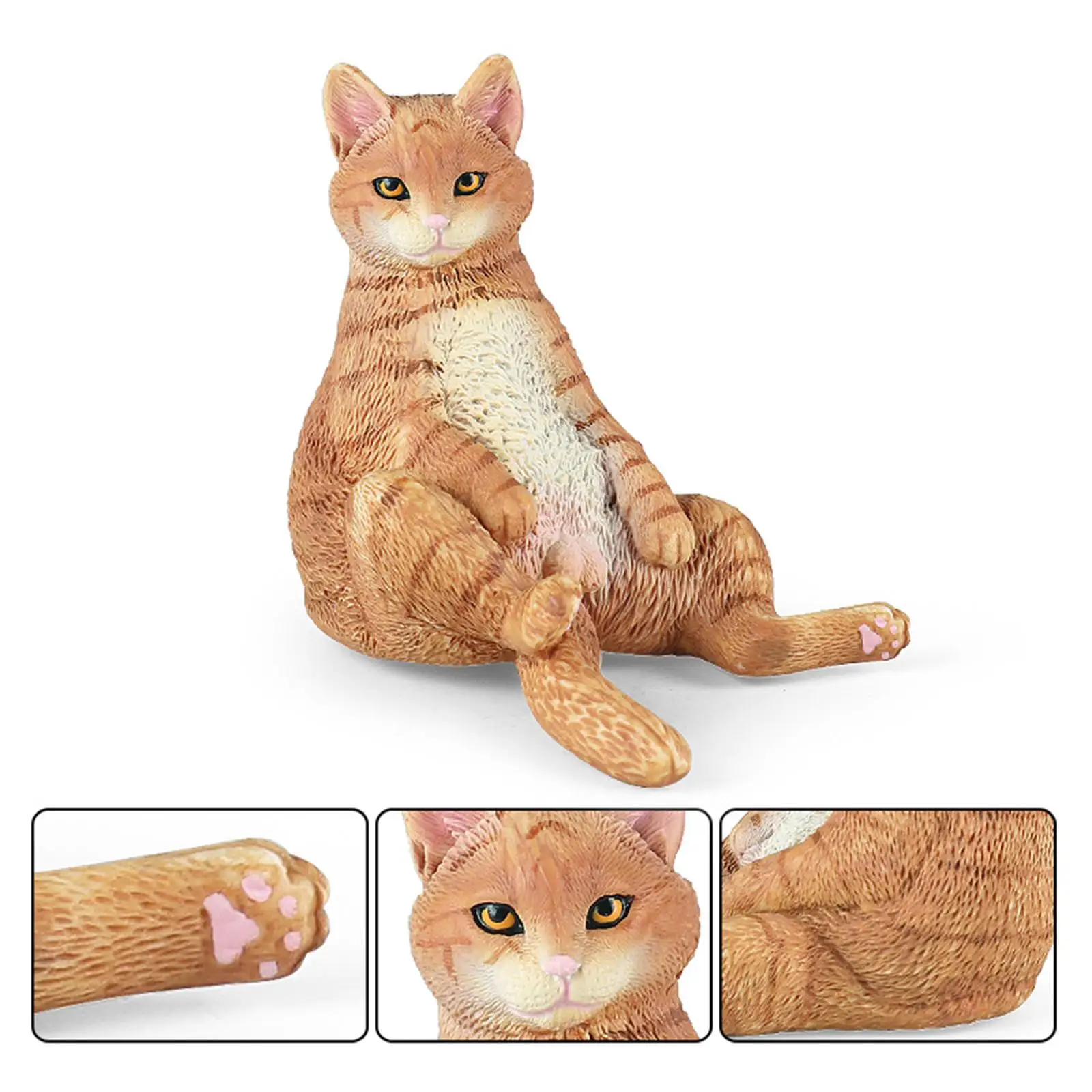 Simulation Cat Toys ABS Figurine Realistic Animal Model Educational Toy Animals Figures for Home Decor