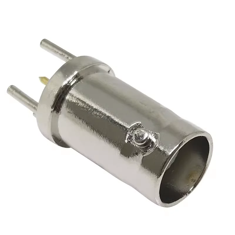 10 PCS BNC-KE 180 degree 5-pin socket directly inserted into Q9 socket BNC solder board PCB board RF coaxial connector