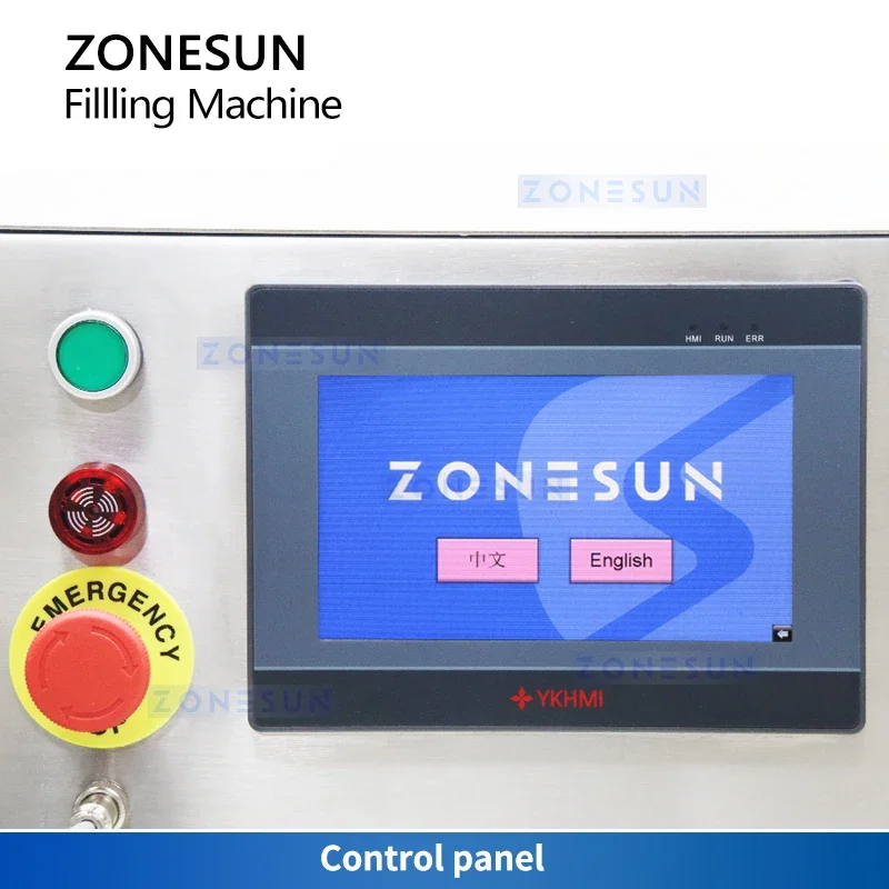 ZONESUN 2 Heads Semi Automatic High Speed Servo Motor Magnetic Pump Liquid Filling Machine ZS-YTMP45L2