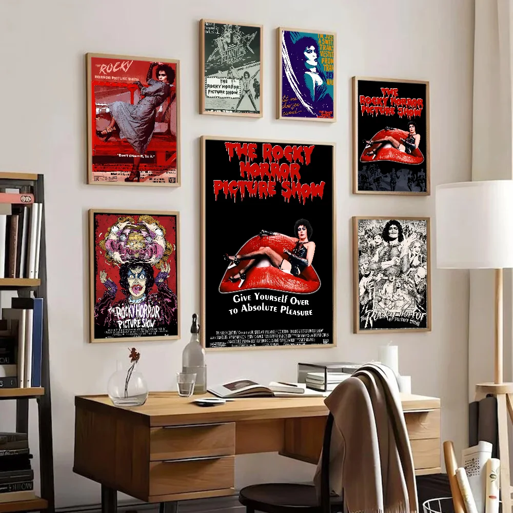 The Rocky Horror Picture Show DIY Sticky Poster Whitepaper Prints Poster Artwork Nordic Home Decor