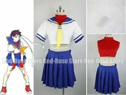 Street Fighter Sakura Uniform Cosplay Costume Halloween Subdue