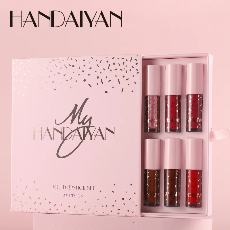 12 - Piece Liquid Lipstick Set, Matte, Waterproof & Transfer - Resistant Lip Colors for Long - lasting Makeup
