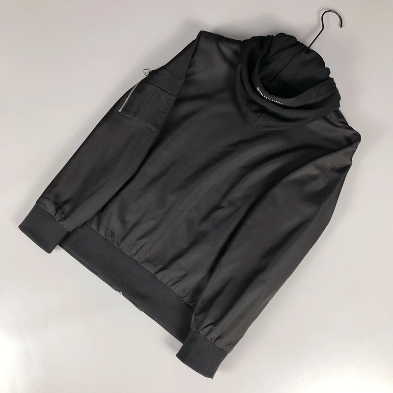 

Молодежный спортивный повседневный тюнер с капюшоном и вышивкой, ветрозащитная съемная кепка, тюнер-стойка, подходит для длинной свечи, застежка-молния