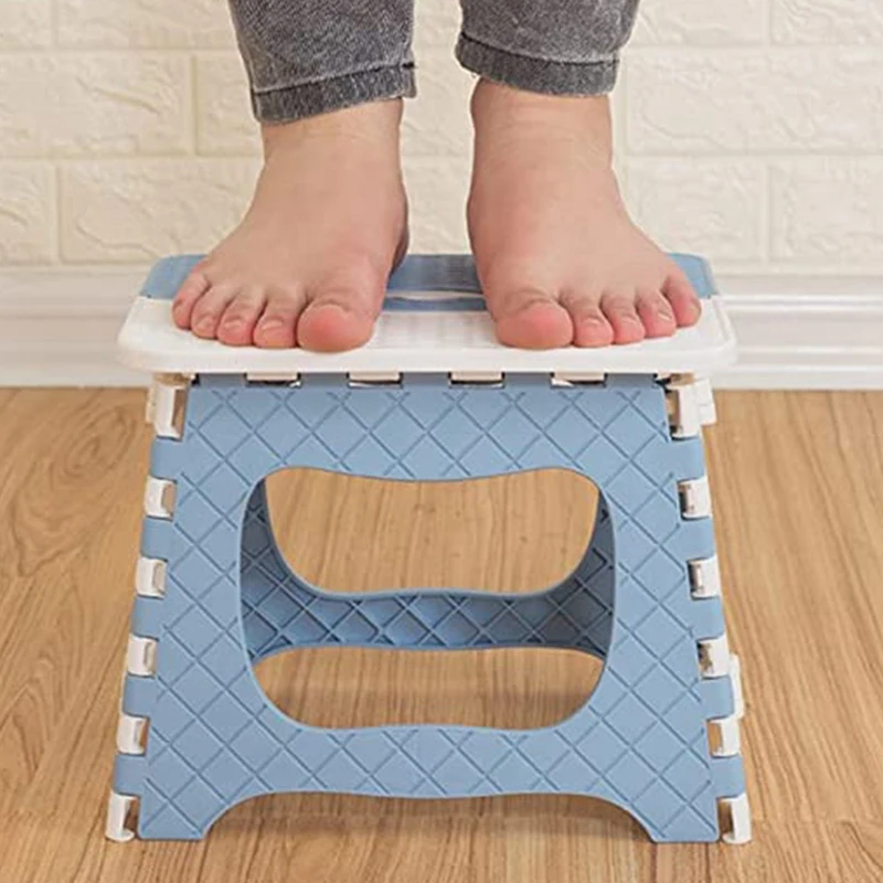 Folding Step Stool - Portable, Small Size For Easy Storage, Easy For Adults To Use In The Bathroom, Garden, Kitchen