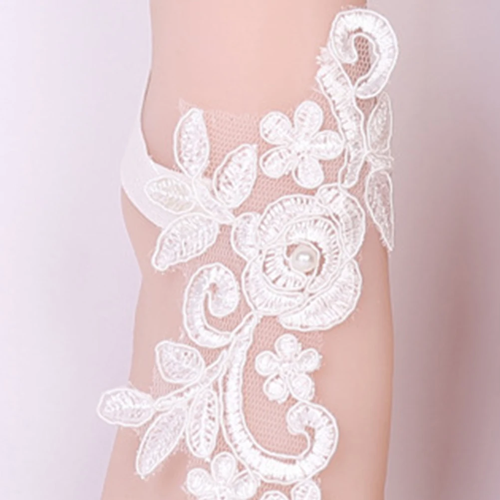 

Pearl Foot Ankle Bracelet Women Girls Beach Anklet Lightweight Flowers Pattern Anklet Link Flowers Pattern Jewelry