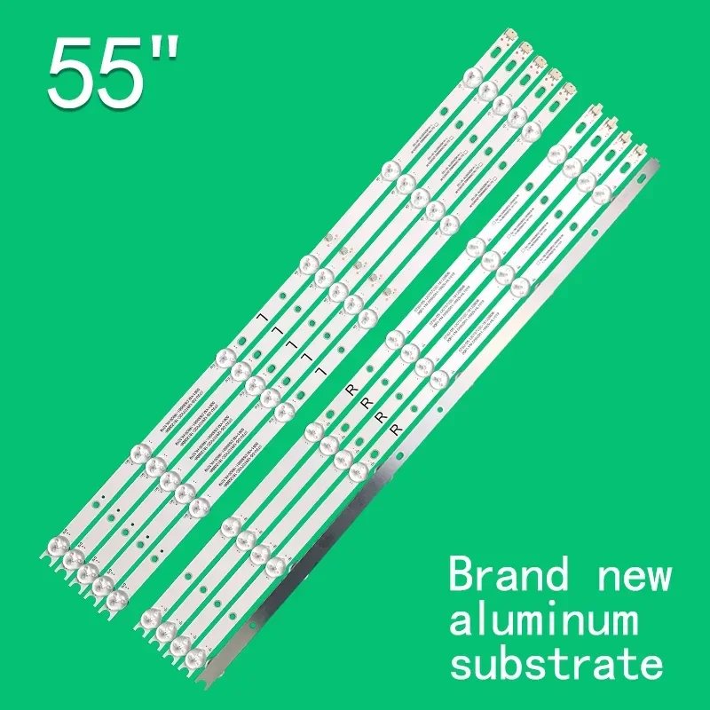 5ชิ้นเหมาะสำหรับรุ่นเชื่อมต่อโคมไฟ55 "12" ไฟเรืองแสงทีวี LED สำหรับ SJ.YM.D5500602-2835ES-M