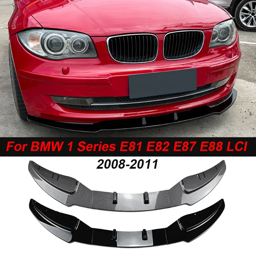 

Front Bumper Spoiler Lip Lower Splitter Blade Guard For BMW 1 Series E81 E82 E87 E88 LCI 2008-2011 Standard Bumper