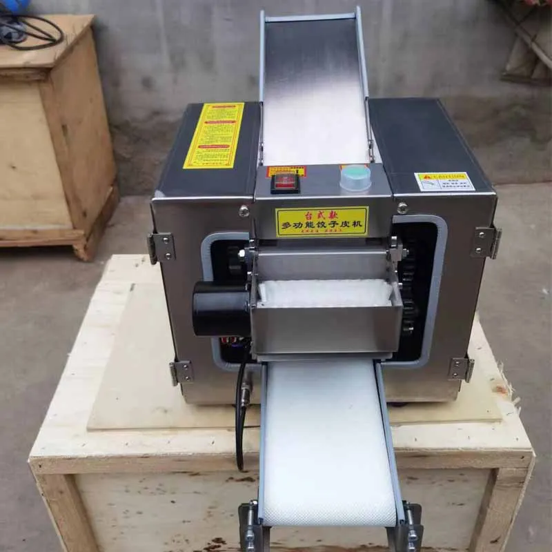 Automatic Stainless Steel Imitation Handmade Dumpling Skin Machine Commercial Rolling Machine Wonton Wrapper Machine