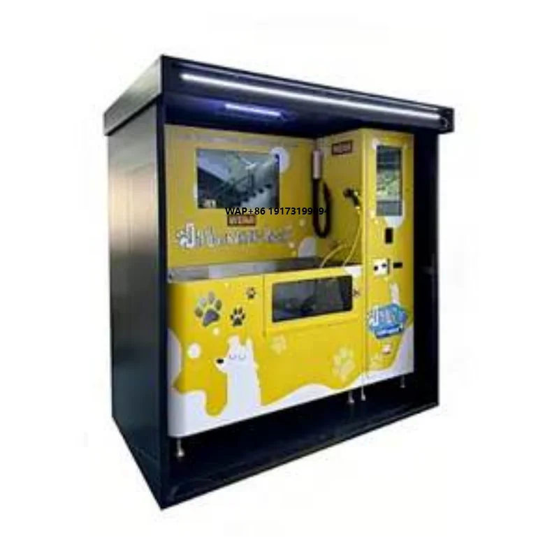 Weimi Automatic Outdoor Dog Wash Machine Self Service Pet Washing & Drying Station Custom Sticker with CE Certified