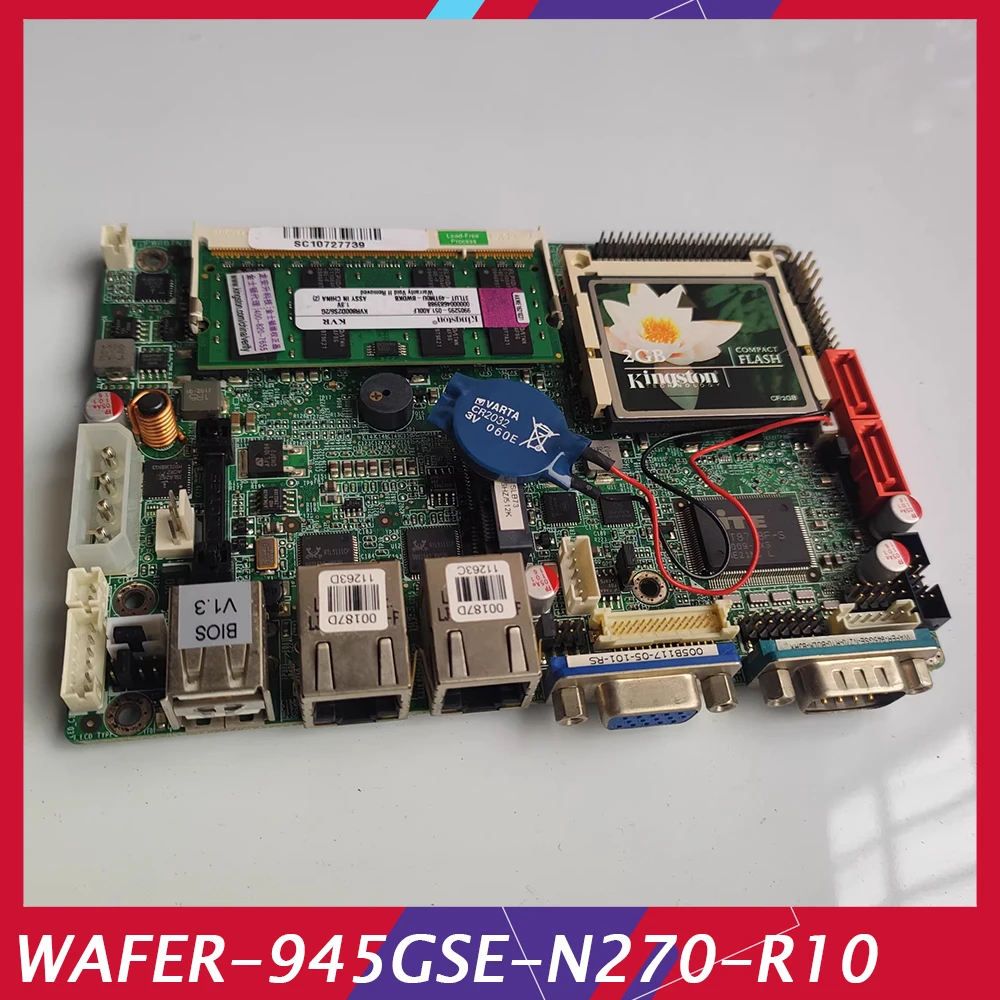For IEI  Industrial Equipment Motherboard WAFER-945GSE-N270-R10 WAFER-945GSE-N270