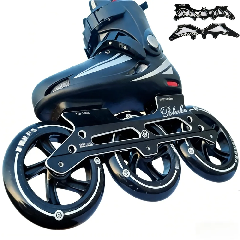 

Aluminum Alloy Dual-Purpose Inline Frame Large 3-Wheel 4-Wheel Blade Holder for Speed & Freestyle Slalom Roller Skates