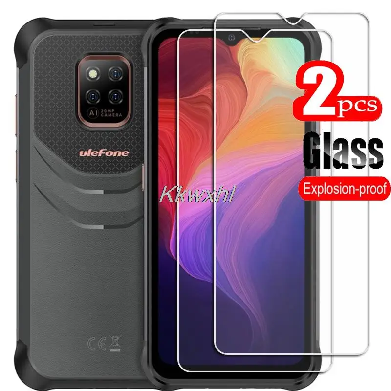 2PCS FOR Ulefone Power Armor 14 Smartphone High HD Tempered Glass Protective On  Armor14 Phone Screen Protector Film