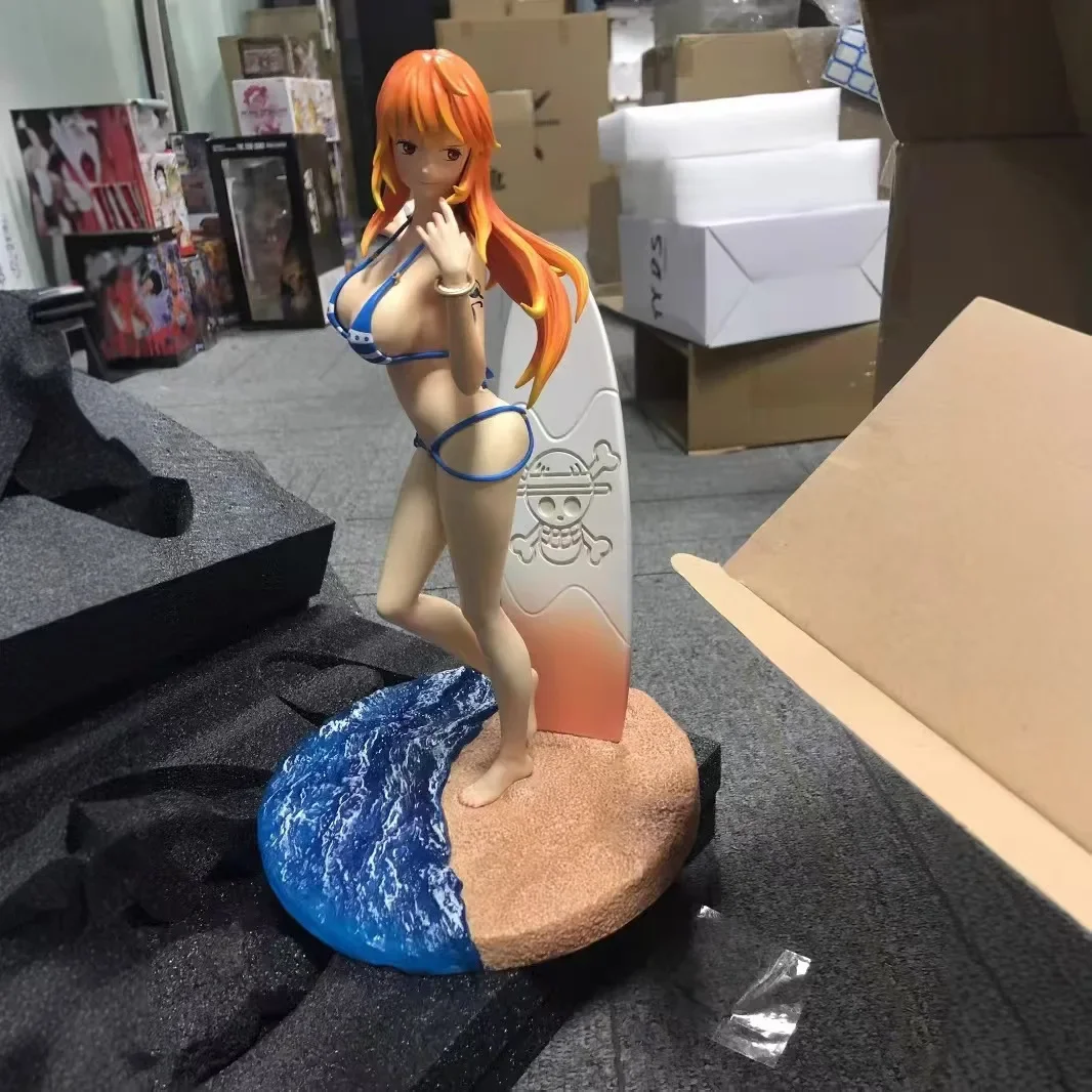24CM One Piece Sexy Girl Toy Swimsuit Beauty Figure Nami Nico Robin Boa Hancock Vinsmoke Reiju GIFT