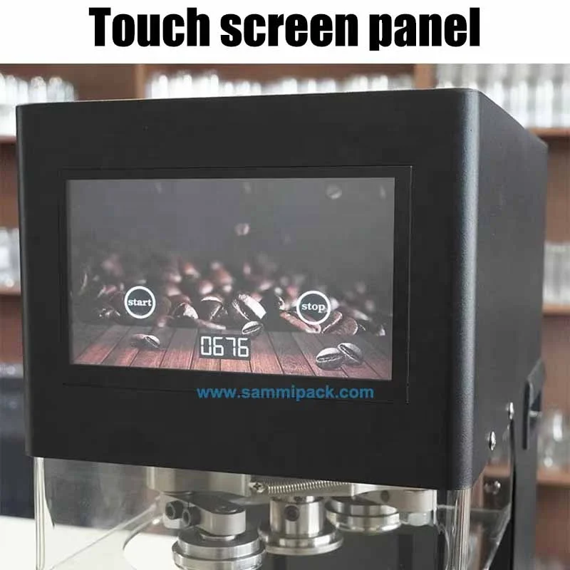 New Arrival Electric PET Can Sealing Machine Automatic Lifting Bubble Tea Coffee Juice Cup Aluminum Can Seamer with Touch Panel