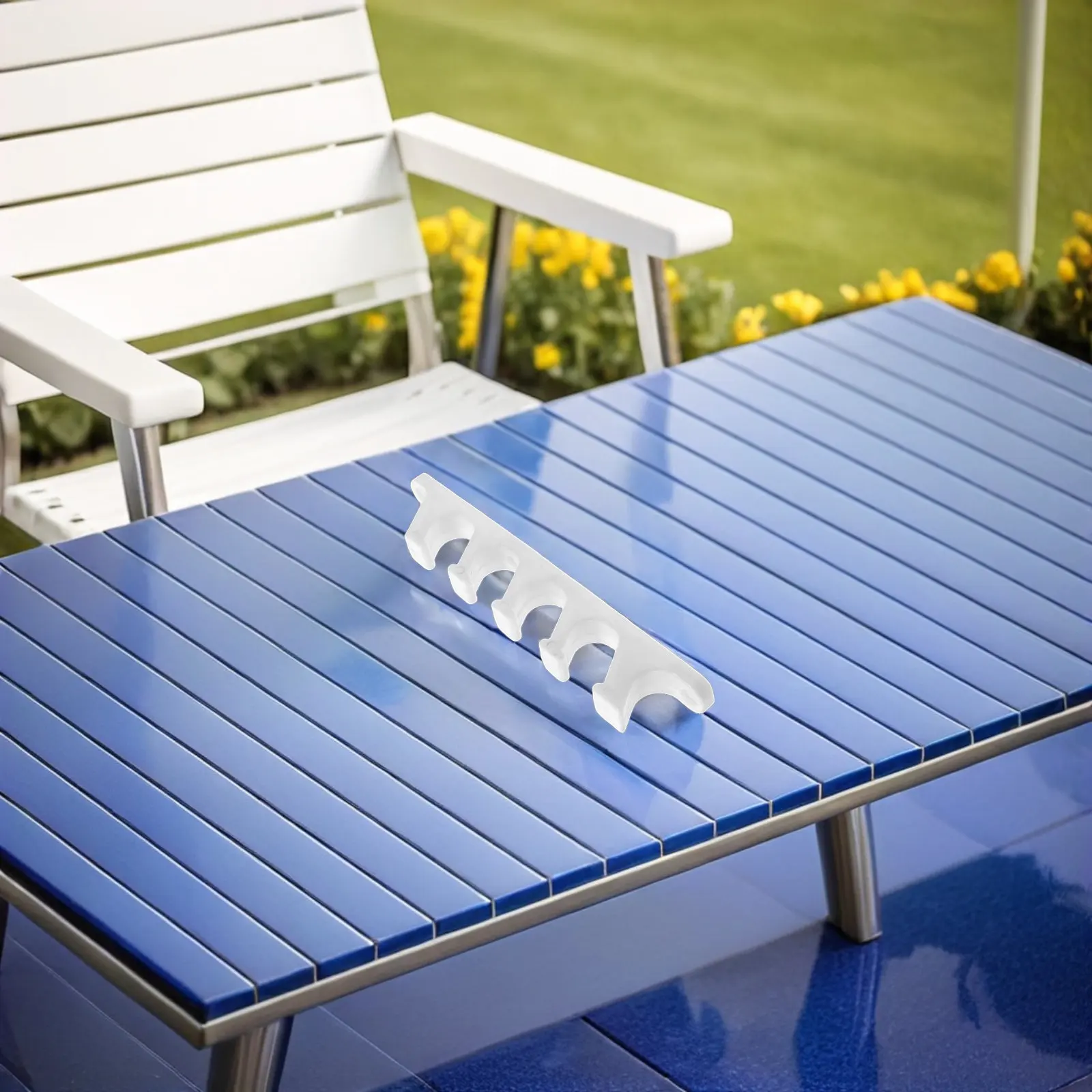 8Pcs Folding Lounger Back Support Brackets 5-Position Adjustable Angle Outdoor Patio Garden Chair Replacement Parts