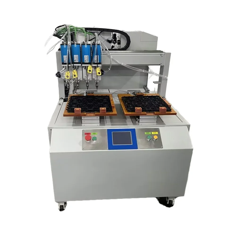 Floor Type Automatic Screw Locking Machine for Decking with 4 Servo Screw Tightening Heads