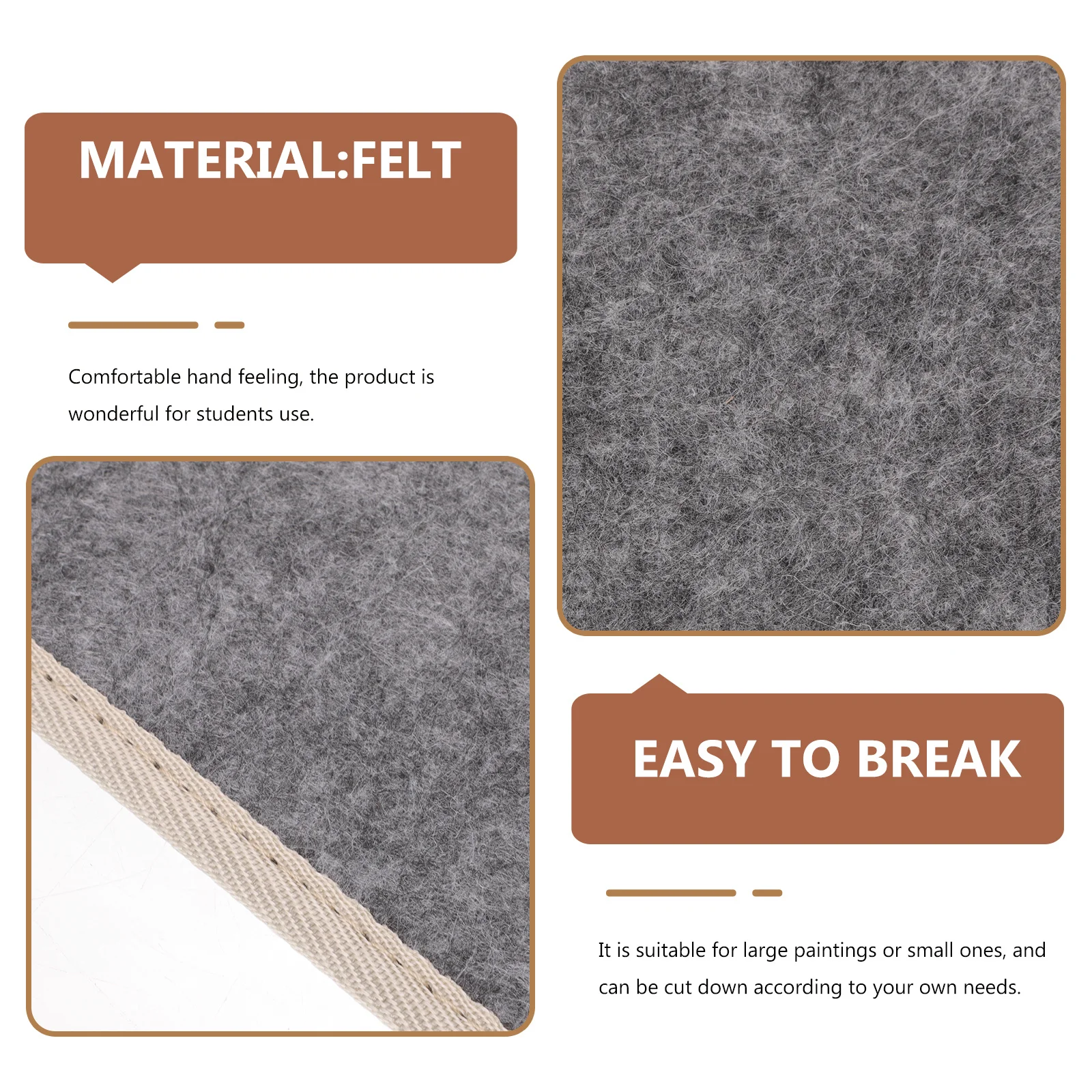 

Thickened Calligraphy Felt Mat Comfortable Drawing Cushion Water Absorption Painting Desk Pad Suitable for Calligraphy Practice