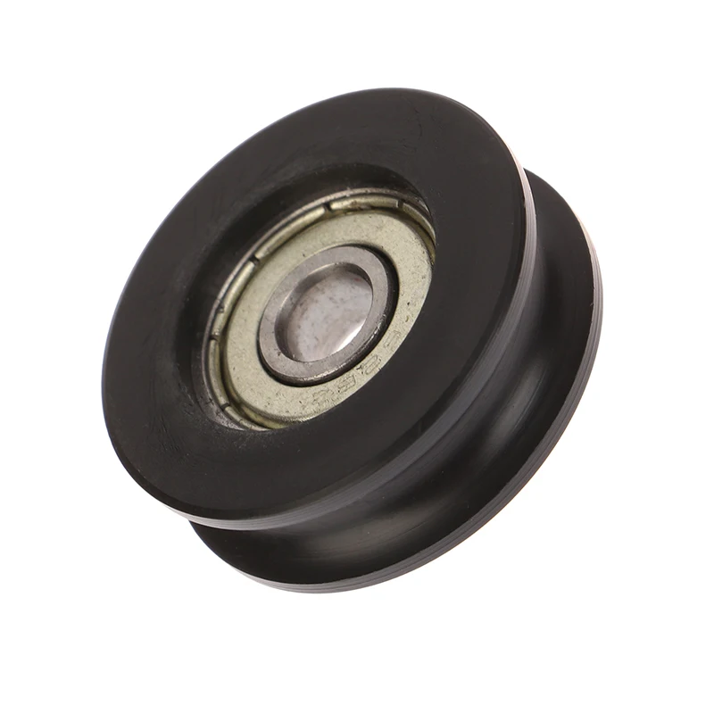 B*626 Bearing Steel Bearing Roller Injection-coated U-shaped Pulley Wheel for Slide Door Window Hardware U-Groove Roller Pulley
