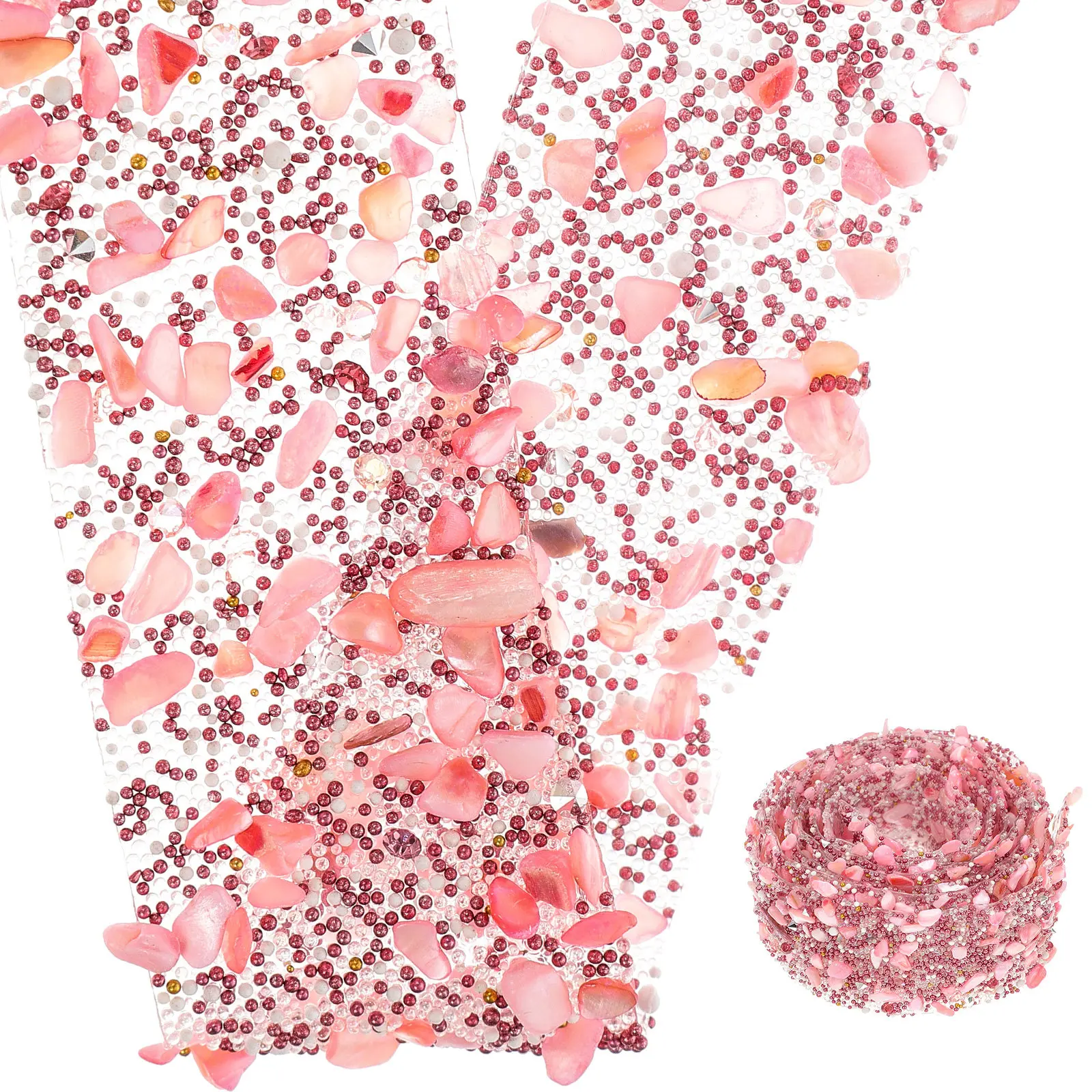 

Нежная хрустальная лента, многофункциональная, термостойкая, клейкая, для рукоделия, подрезаемая, для украшения подарков, автомобилей, телефонов