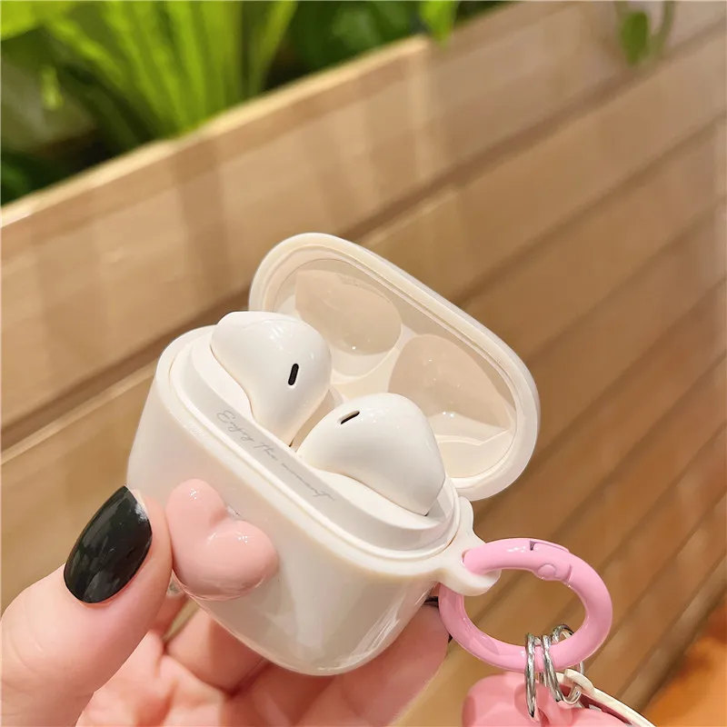 キーホルダー付きの素敵な漫画電話ケース,air pro 4,mini pro 4,tws,mini pro 5,pro 4tws用のシリコンtpuプロテクター