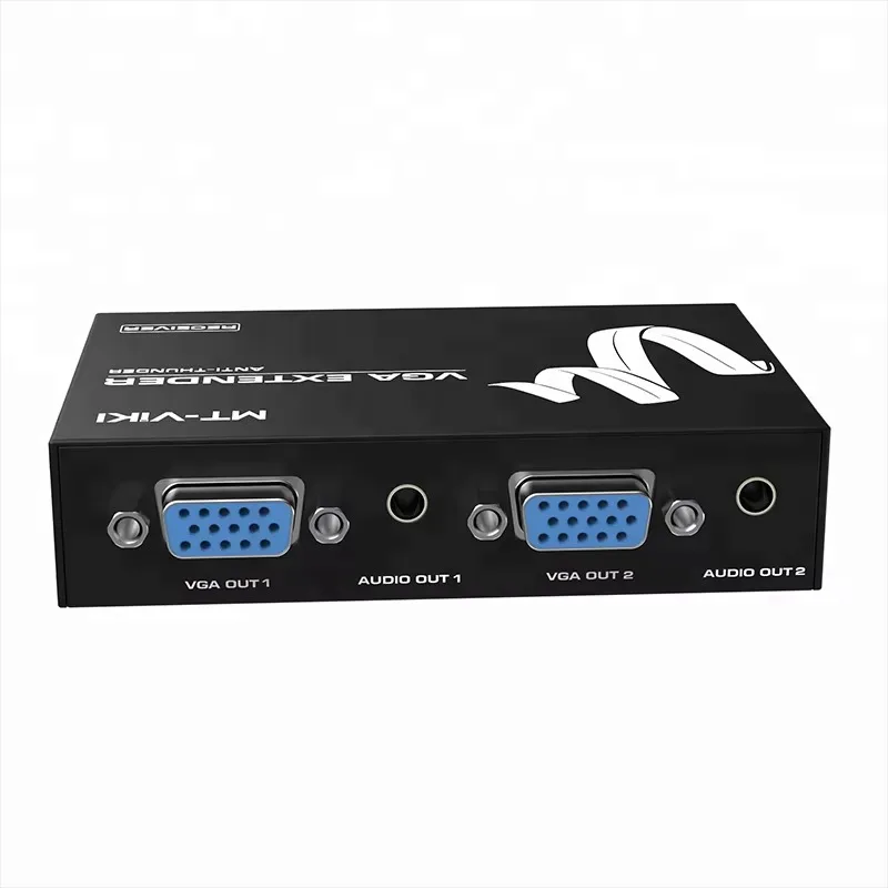 MT-100T 100m Audio and Video Rx Tx Rj45 Extender Vga Over Cat5E Lan Cable