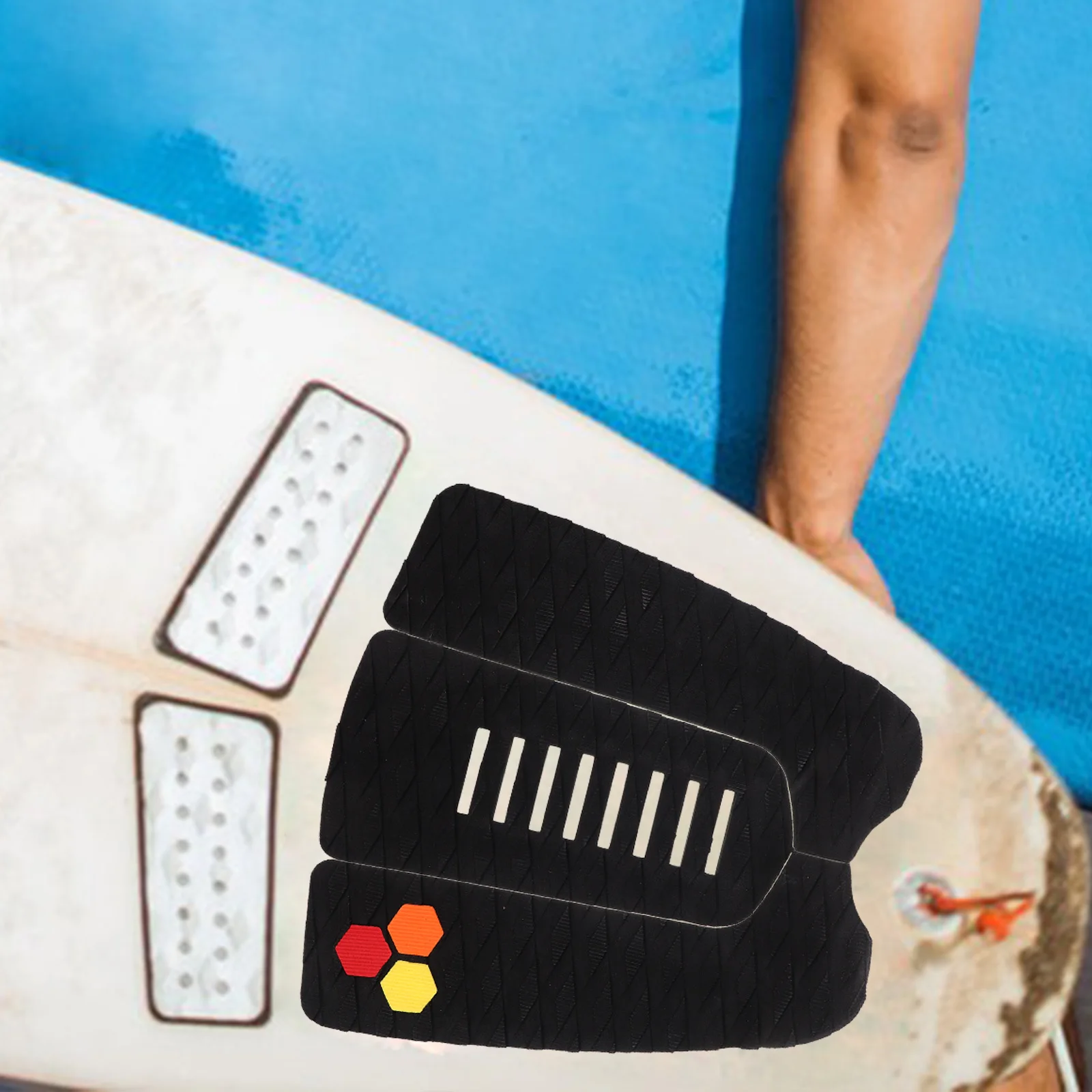 

1Set Surfboard Traction Pad Eva Non-Slip Grip for Paddleboard Surfing Anti-Skid Deck Accessory Self-Adhesive Step Mat