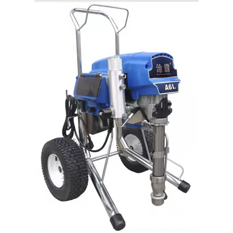 3800W 5.5L/6L plunger type electric High-pressure airless spraying machine�� Paint putty latex painting architecture  machine