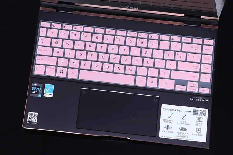 Silicone Keyboard Cover Protector skin for Asus ZenBook Flip S 13 UX371EA UX371 UX325 UX325J UX325JA UX 325 371 JA 13.3 inch