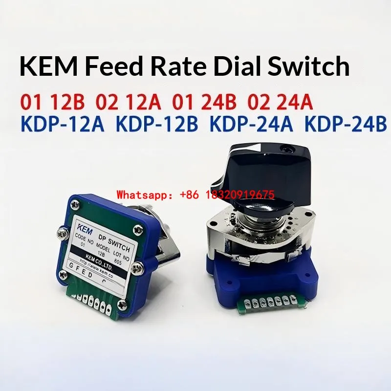 Cyclmotion CNC KEM Axis Selection Digital Rotary Switch 01 12B 02 12A 01 24B 02 24A KDP-12A KDP-12B KDP-24A KDP-24B