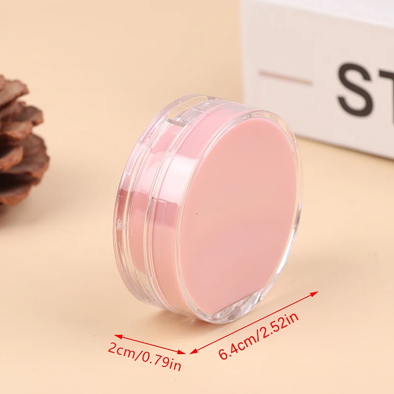 ピンクミニエアクッションファンデーションDIYボックス空パフボックス(ミラー付き)BBクリーム化粧品容器メイクアップケーススキンケア用 1