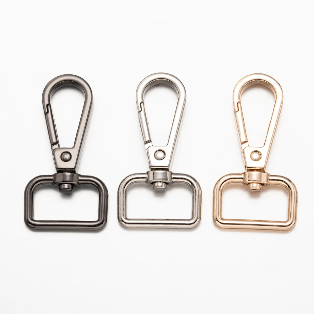 5pcs Swivel Loster Clasps Metal Clip Buckles Keychain Hook For DIY Bag Handbag Chain Connector Jewelry Making Accessories Craft