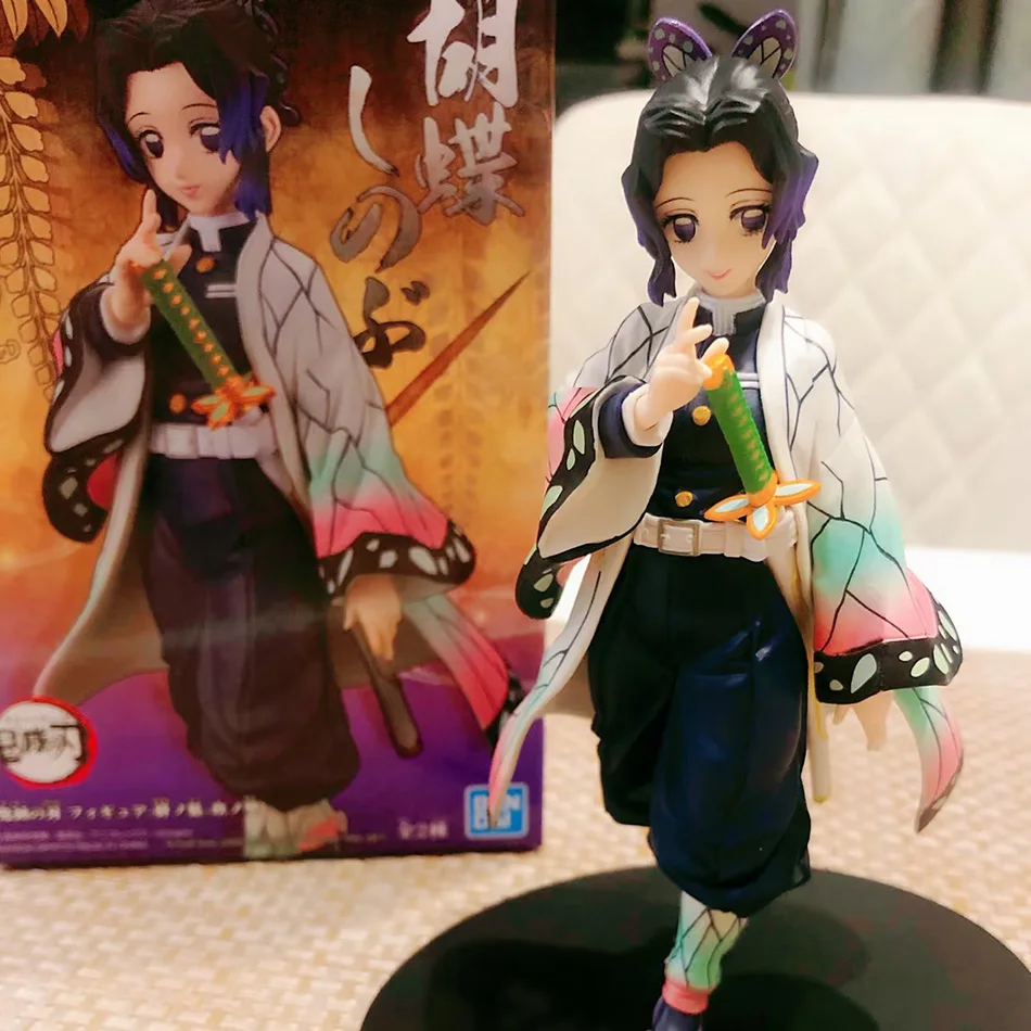 15CM Anime Demon Slayer Figur Kochou Shinobu Kamado Nezuko Figur Kimetsu no Yaiba Kizuna no Sou Action-Standfiguren – Detail 7
