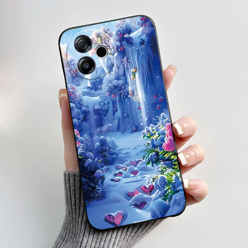 For Blackview Shark 8 6.78'' Case Cute Cat Cartoon Fashion Soft TPU Silicone Back Cover for Black view Shark 8 4G Phone Cases