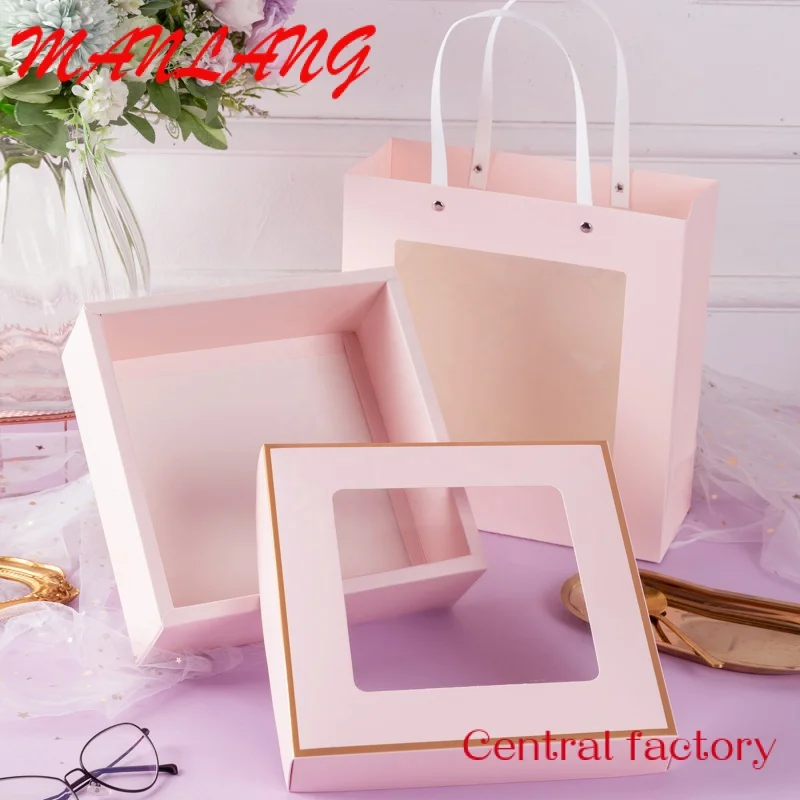 Custom  2023 mother day Luxury White Cardboard Clothes Scarf Towel Packaging Folding Paper Gift Box With Window