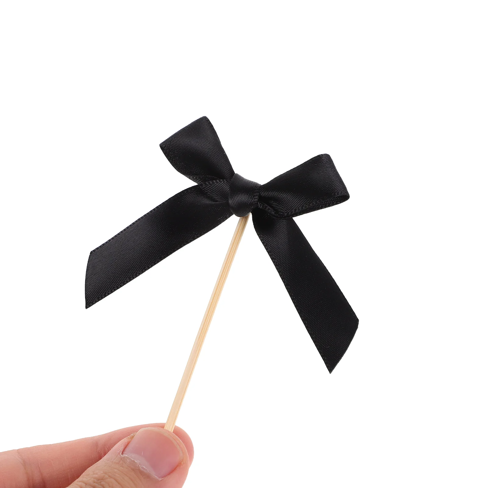 

20pcs Cake Decoration Bows Fruit Picks Toothpicks Cloth Bowknot Party Decorations Cupcake Toppers Birthday Celebrations Cake