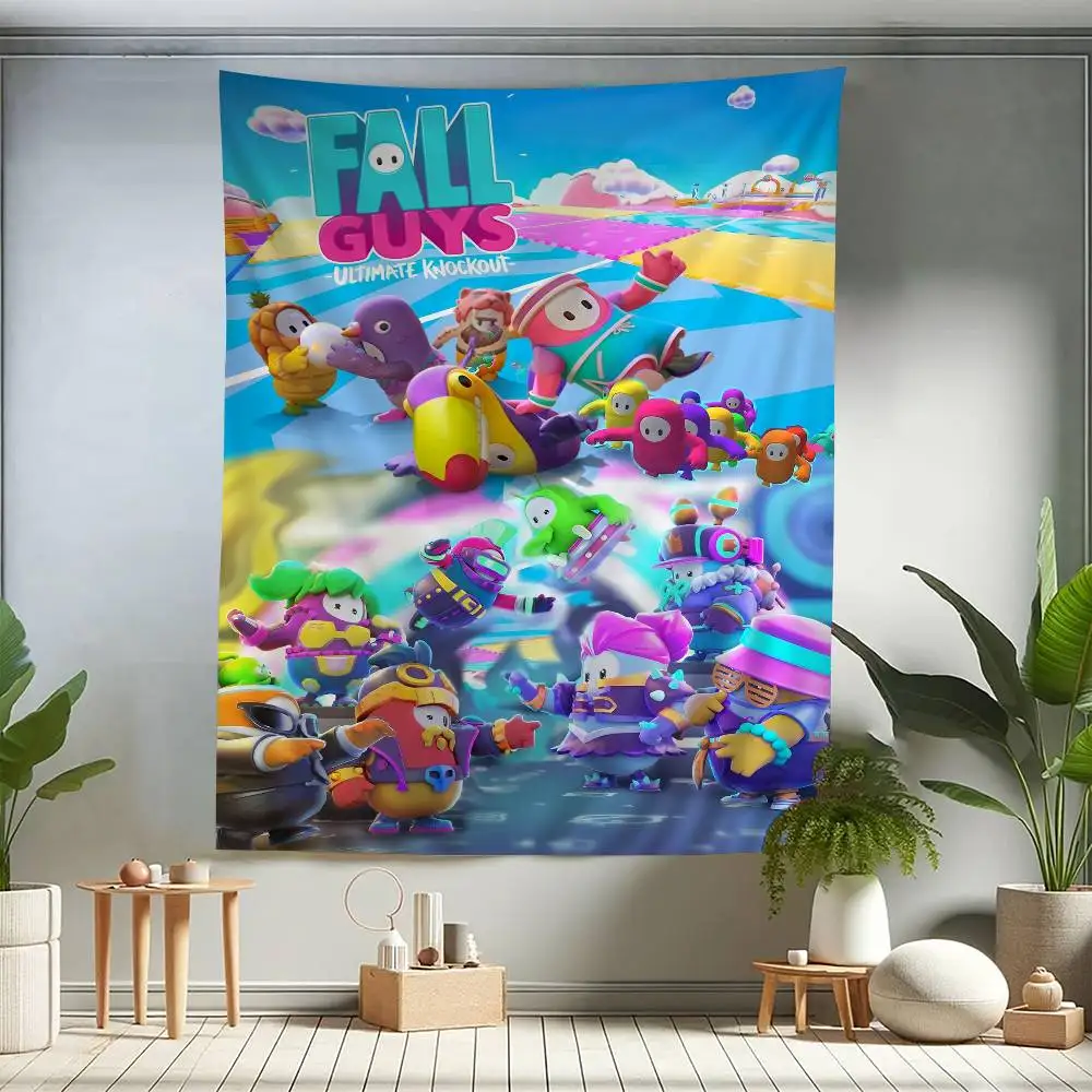 

Настенный гобелен F-Fall G-Guys Game в стиле хиппи, богемный настенный гобелен, мандала, декор для дома в стиле INS