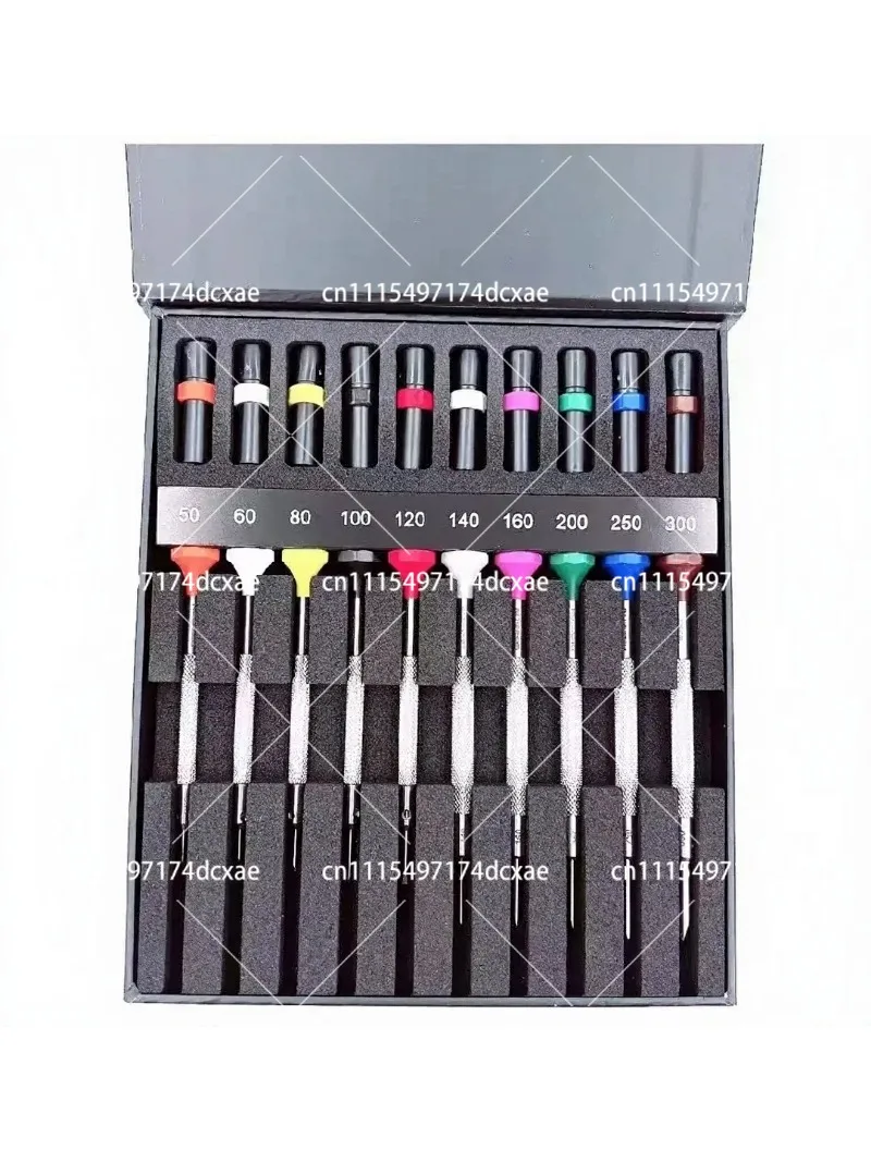 Professional Watch Repair Tool Set - Precision Screwdrivers in Wooden Box for Watchmaker Kit